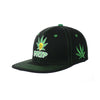 Drip Leaf Embroidered Snapback Hat 100% Cotton on Sale