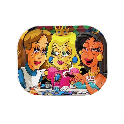 Dunkees Dabbed princess tray with Peach, Alice, Jasmine art by Original Arts Dunkees