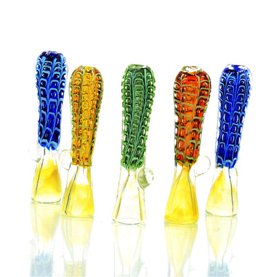 Quilted Art Glass Chillum One Hitter