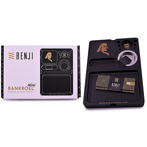Benji Bankroll Mini: Magnetic Bamboo Rolling Kit