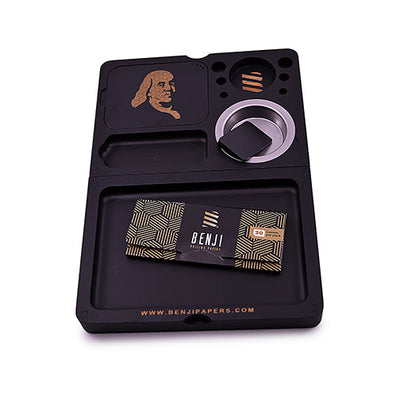 Benji Bankroll Mini: Magnetic Bamboo Rolling Kit