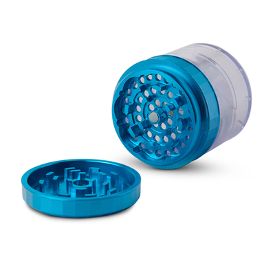Premium Aluminum Dry Herb Grinder with Storage