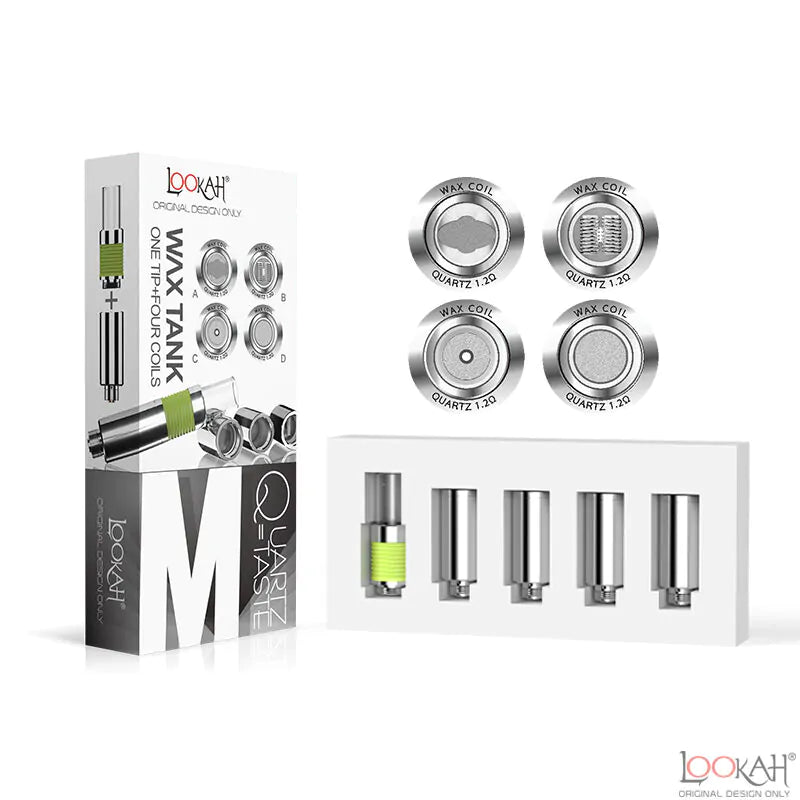 Lookah 510 Quartz Wax Coils & Mouthpiece Set