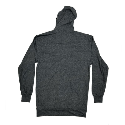 Charcoal Hooded Long Sleeve Tee - 6 Pack