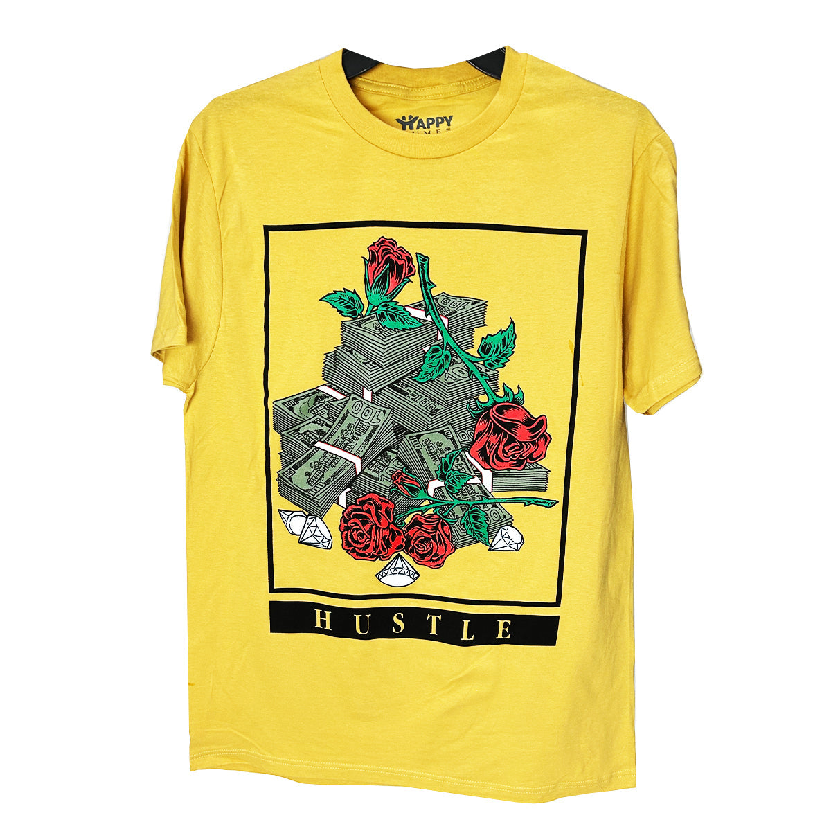 Premium Hustle Graphic Tee - Cotton Short Sleeve