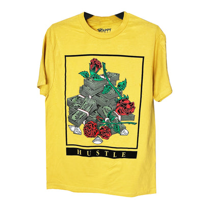 Premium Hustle Graphic Tee - Cotton Short Sleeve