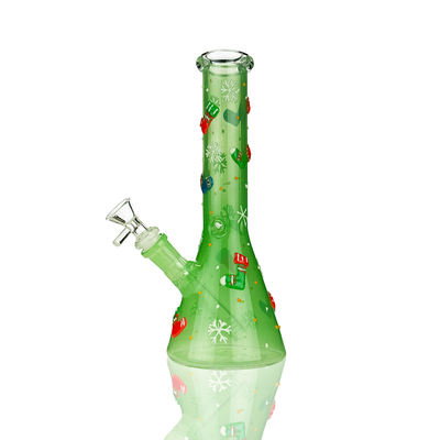 Festive 3D Glow Beaker - 10 Inch Holiday Edition