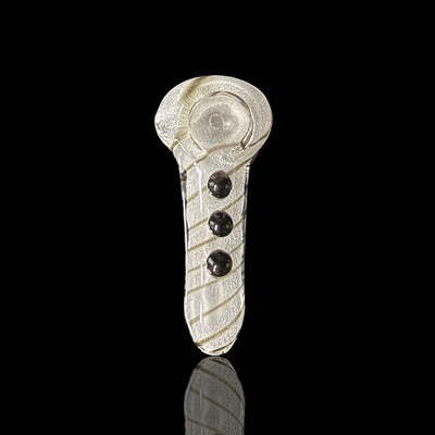 Compact White Frit Pipe with Grip Buttons