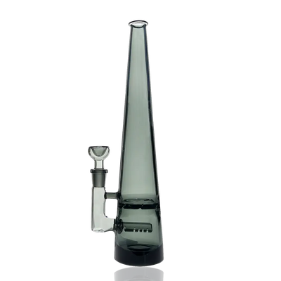 Elevate Jane Chroma Mimi glass hand pipe with sleek translucent dark green bong