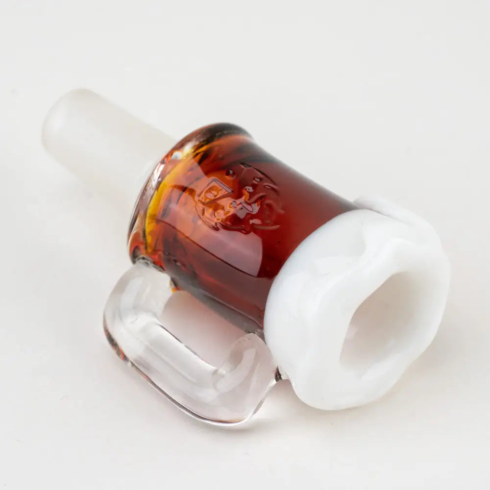 Empire Glassworks beer mug bowl piece 14mm amber glass pipe