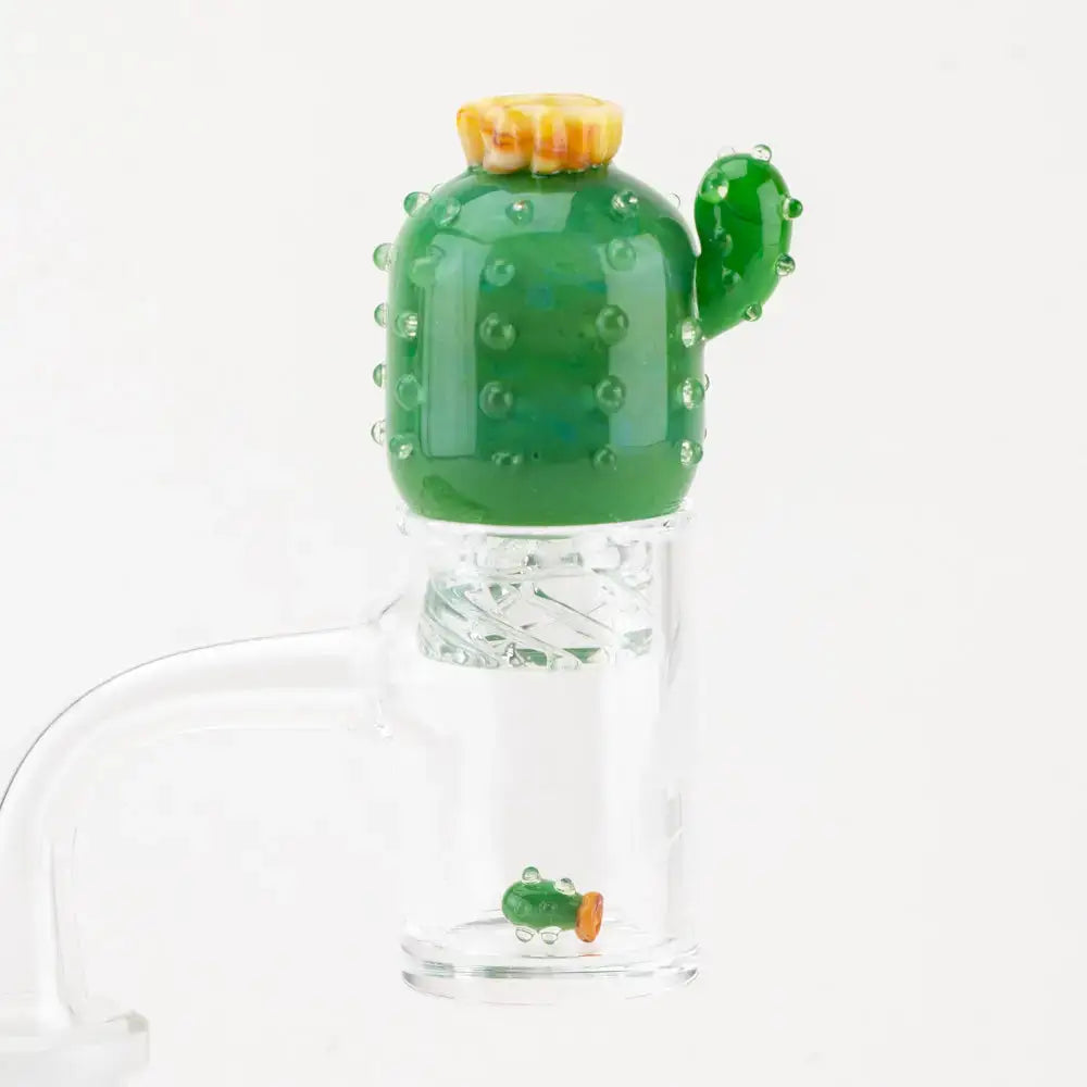 Empire Glassworks cactus green glass pipe for Puffco Peak