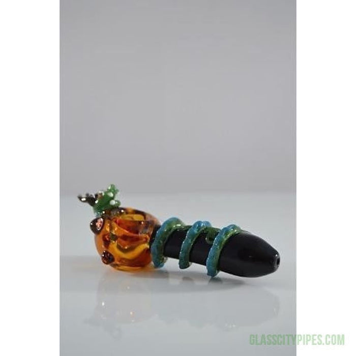 Empire Glassworks Dragon Wrapped Worked Glass Spoon Hand