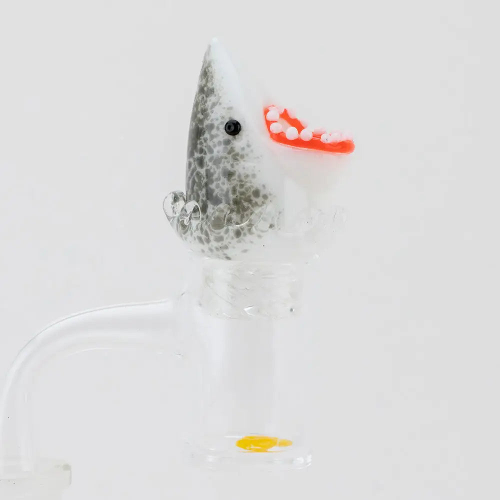 Empire Glassworks Jawsome shark spinner carb cap rig