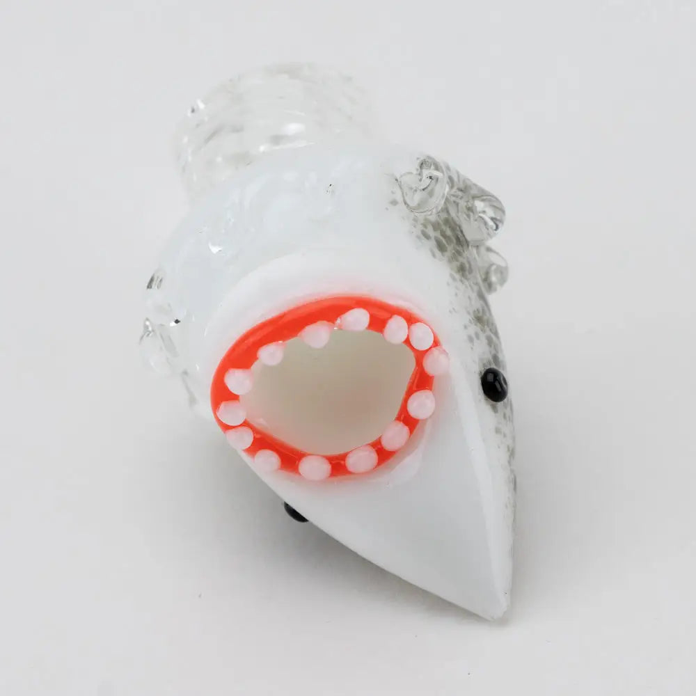 Empire Glassworks Jawsome translucent shark spinner carb cap