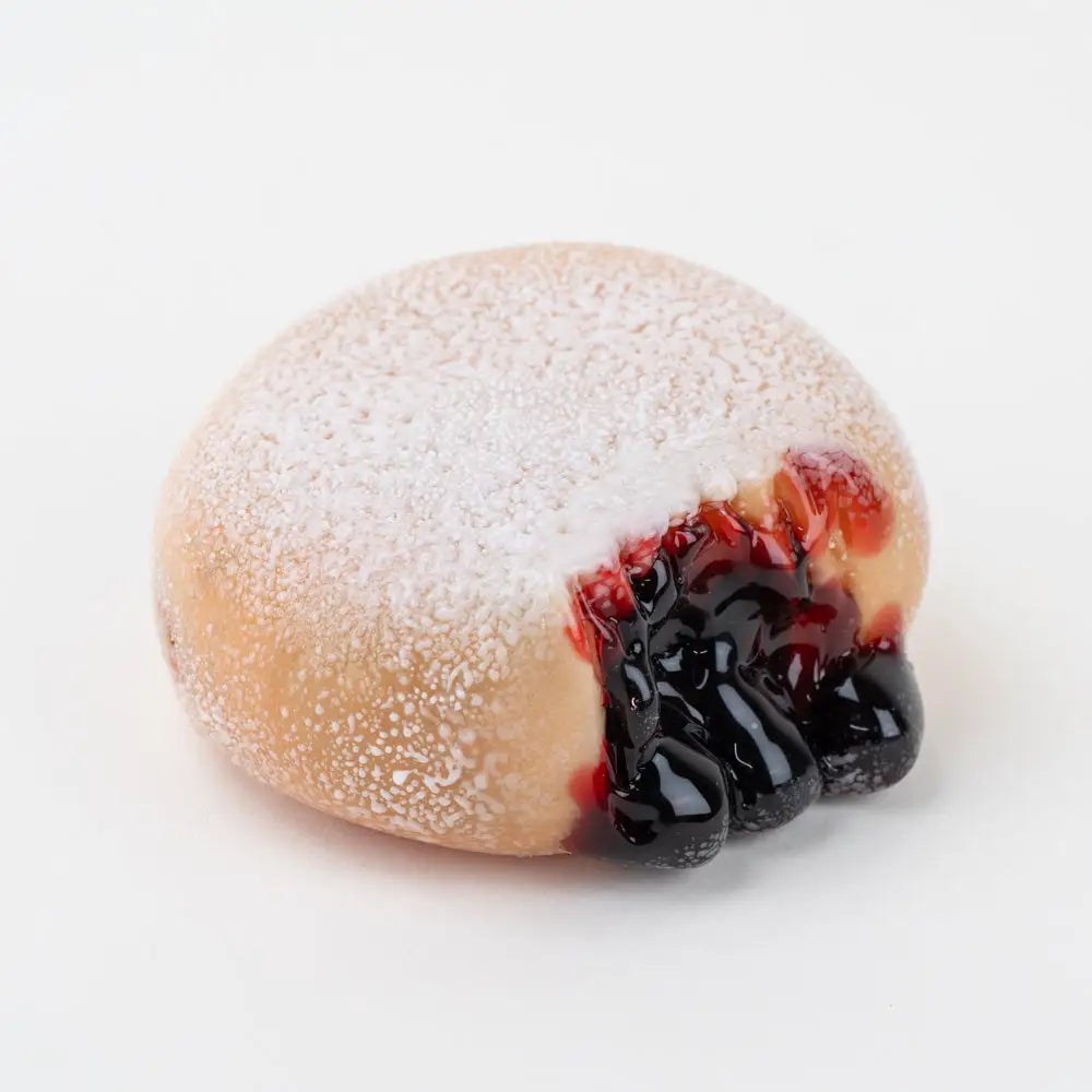 Empire Glassworks jelly donut glass hand pipe with oozing berry filling