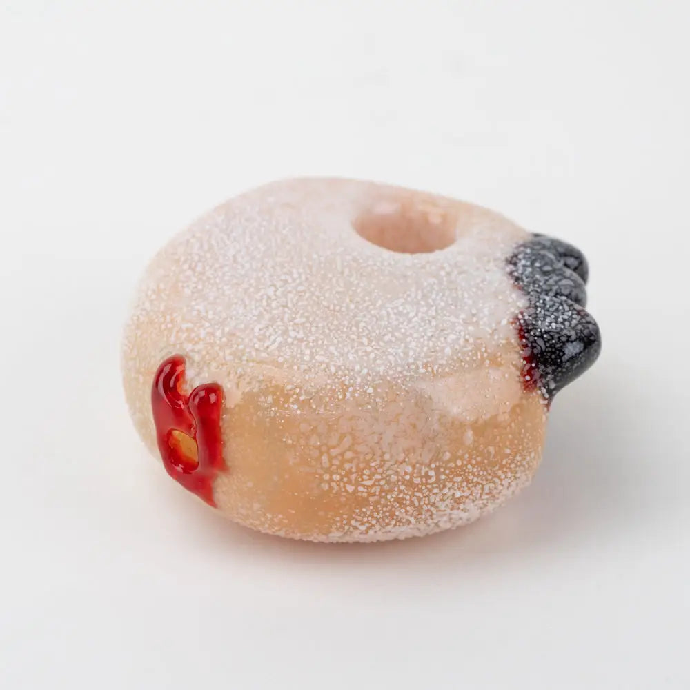 Empire Glassworks jelly donut glass hand pipe with syrup drips