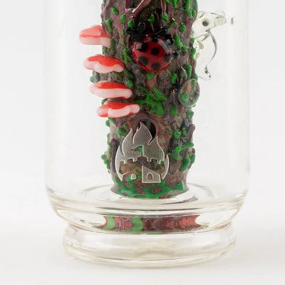 Empire Glassworks Peak Attachment with redwood forest bong design