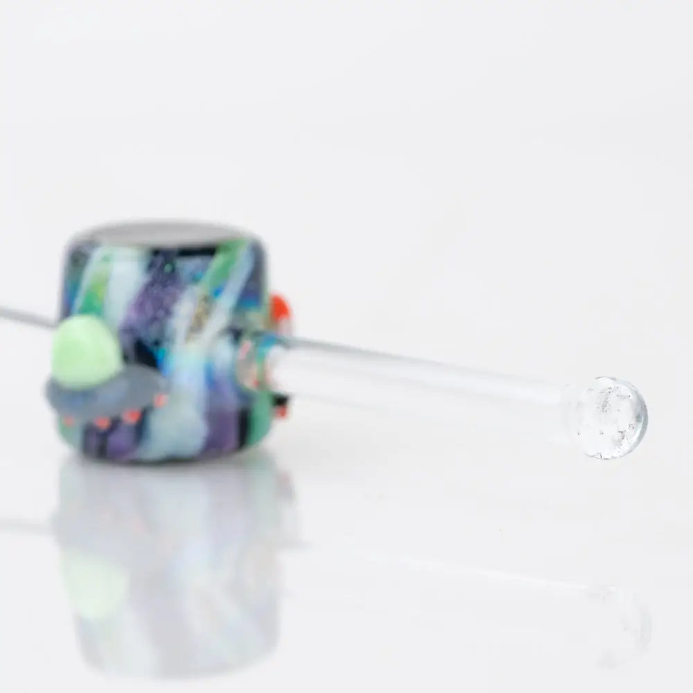Empire Glassworks Poker Wand galactic glass hand pipe with swirling colors