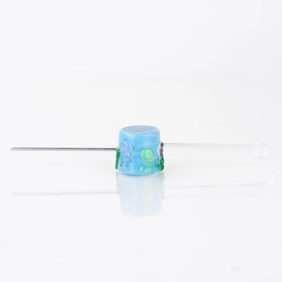 Empire Glassworks Poker Wand Under the Sea translucent glass hand pipe