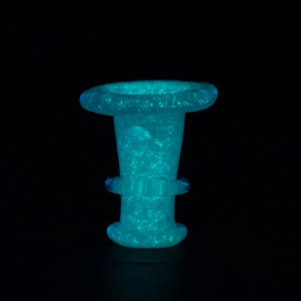 Empire Glassworks Proxy Glass Joystick glow in the dark turquoise pipe