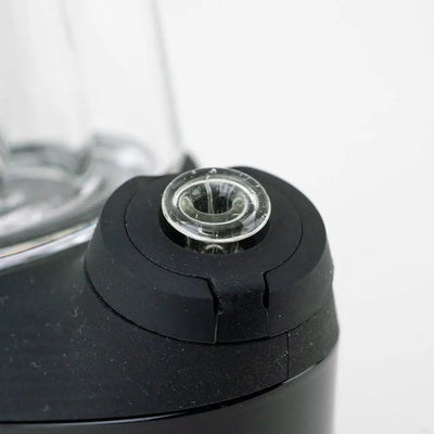 Empire Glassworks Proxy Glass Joystick for Puffco Proxy with black base and clear glass mouthpiece