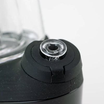 Empire Glassworks Proxy Glass Joystick for Puffco Proxy with black rubber base and clear glass top