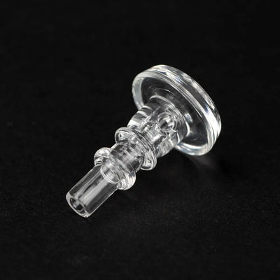 Empire Glassworks Puffco Glass Joystick Cap with clear flared mouthpiece
