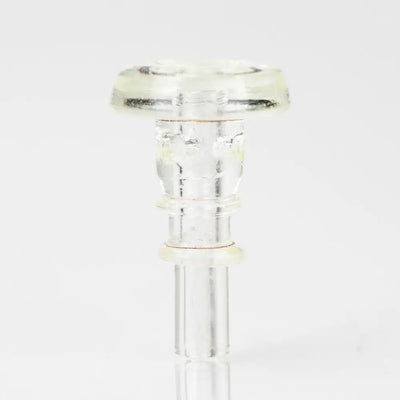 Empire Glassworks Puffco Joystick Eclipse for Puffco Peak Pro clear glass mouthpiece with frosted top and ridges