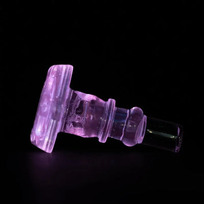 Empire Glassworks Puffco Joystick pink UV bong head for Puffco Peak Pro