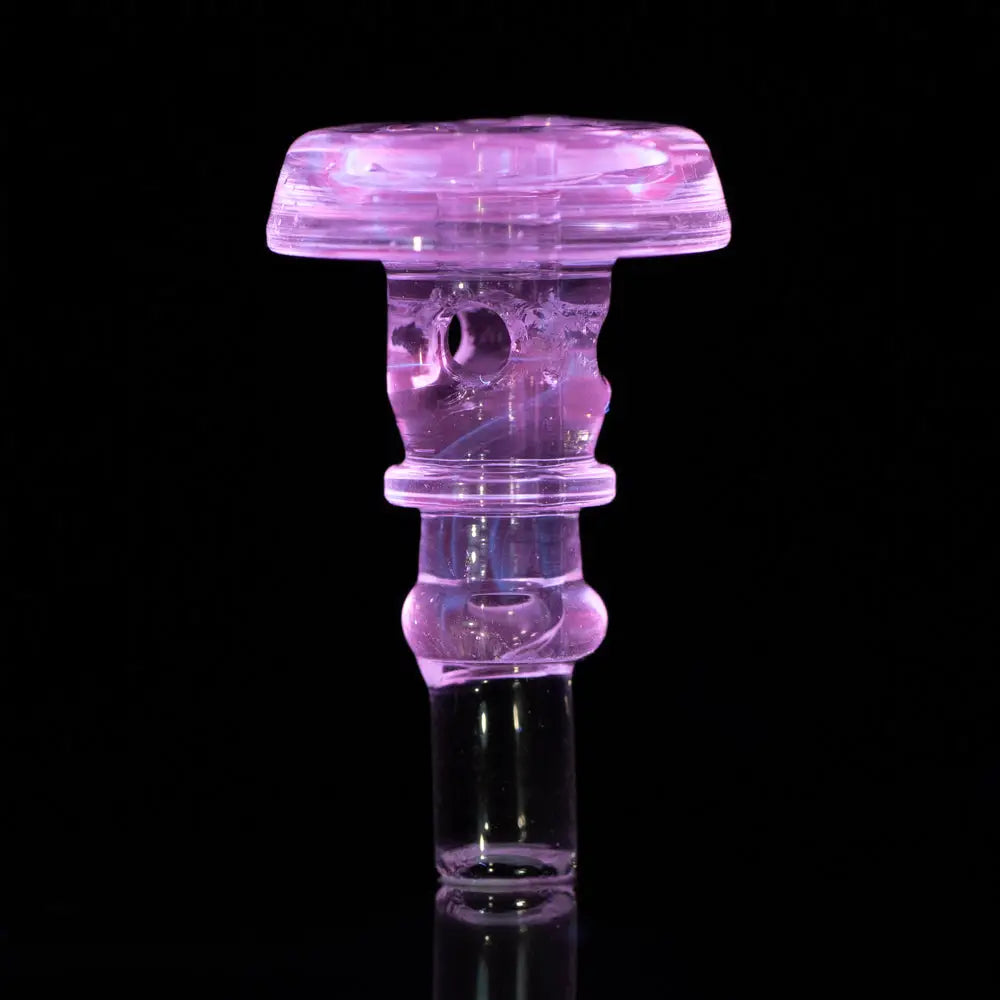 Translucent purple Empire Glassworks Puffco Joystick for Puffco Peak Pro bong bowl