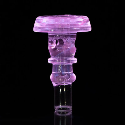 Translucent purple Empire Glassworks Puffco Joystick for Puffco Peak Pro bong bowl