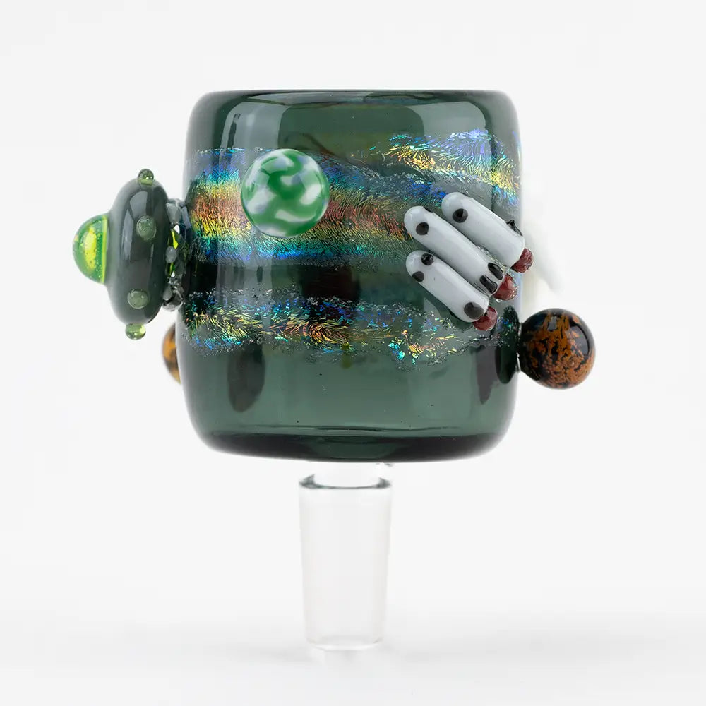 Empire Glassworks Puffco Proxy Attachment: Galactic 14mm male alien pipe
