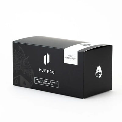 Empire Glassworks Puffco Proxy attachment set in black box