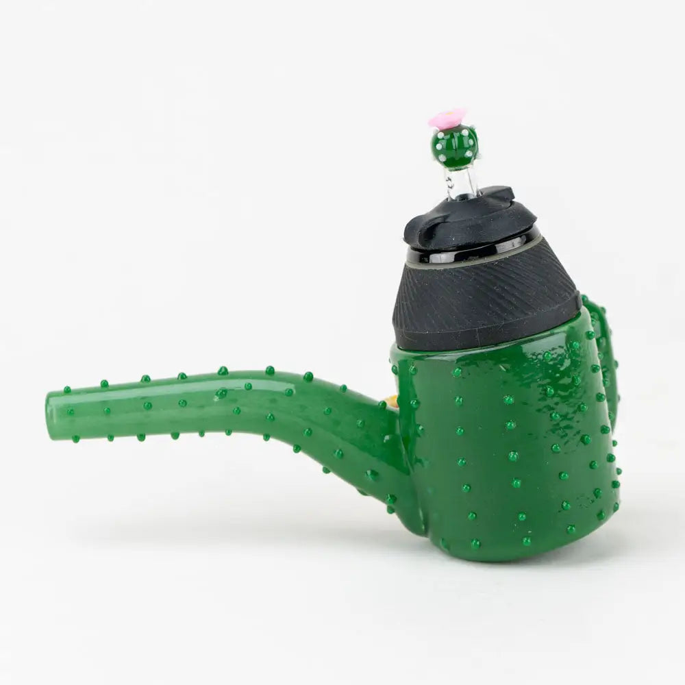 Empire Glassworks Puffco Proxy Attachment: Green Cactus Sherlock Pipe