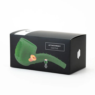 Empire Glassworks Puffco Proxy Attachment: Green Cactus Sherlock Pipe