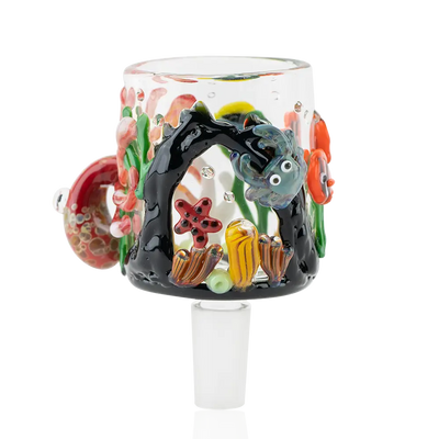Empire Glassworks Puffco Proxy Attachment: Colorful Under the Sea Bong Bowl
