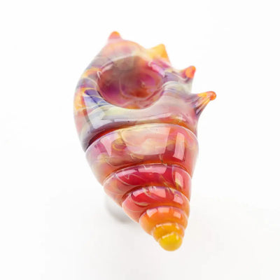 Empire Glassworks vibrant translucent seashell glass bowl piece 14mm