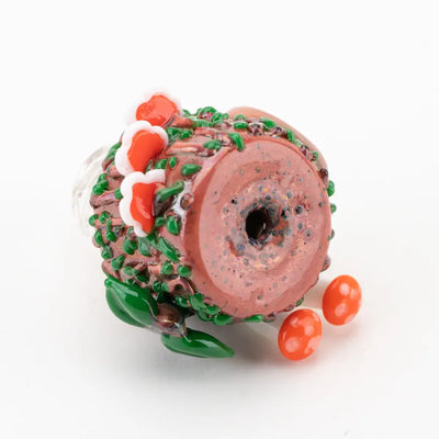 Empire Glassworks Spinner Cap Carb Cap Hooties Forest pink glass pipe