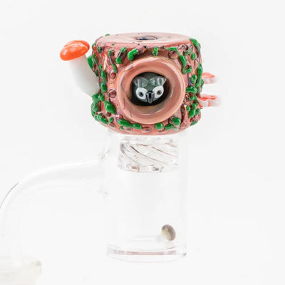 Empire Glassworks Spinner Cap Carb Cap Hooties Forest owl bong