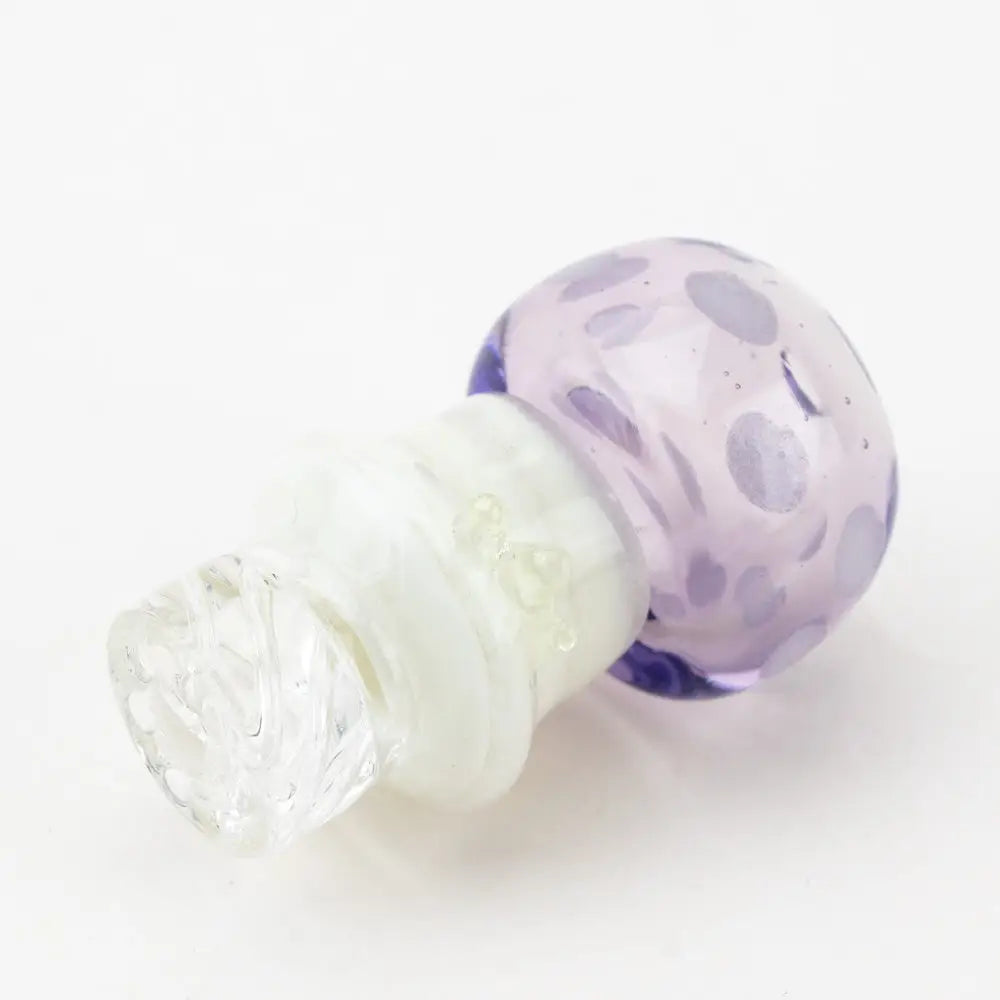 Empire Glassworks Spinner Cap Carb Cap with lavender glass bowl