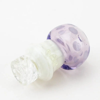 Empire Glassworks Spinner Cap Carb Cap with lavender glass bowl