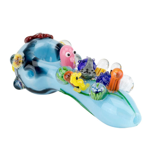 Empire Glassworks Spoon Pipe - 4.75’ / Great Barrier Reef