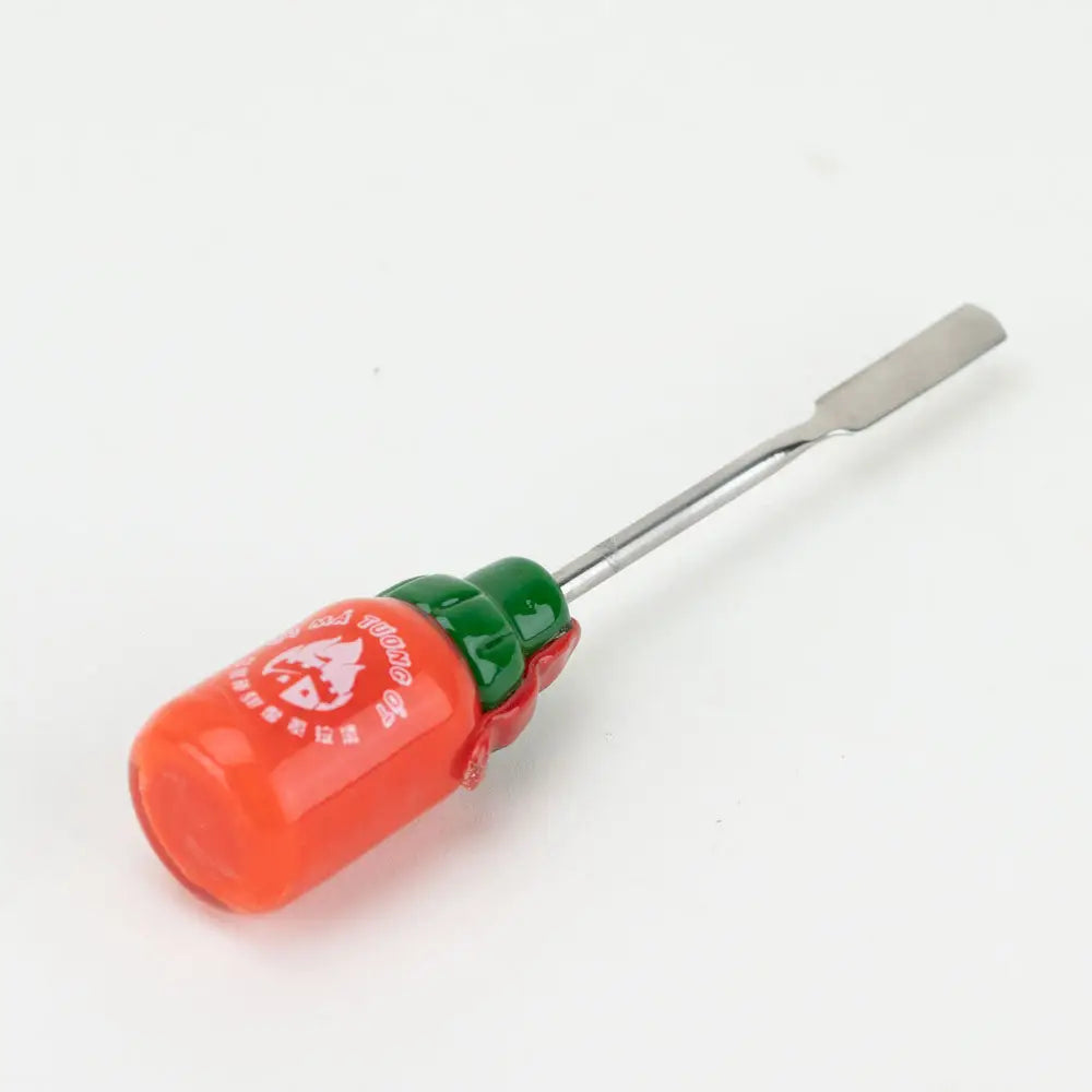 Empire Glassworks Sriracha dab tool in borosilicate glass