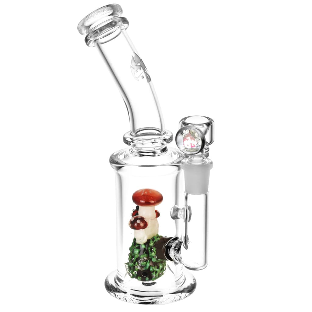 Empire Glassworks UV Nano Rig with cosmic mushroom perc design