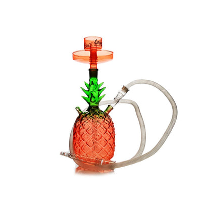 Vibrant orange and green Empire Hookah Pineapple Edition for sweet pineapple smoke