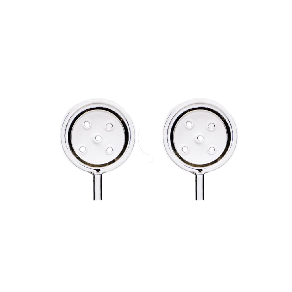 Sleek silver stud earrings in Empire Hookah Pineapple Edition for sweet pineapple smoke