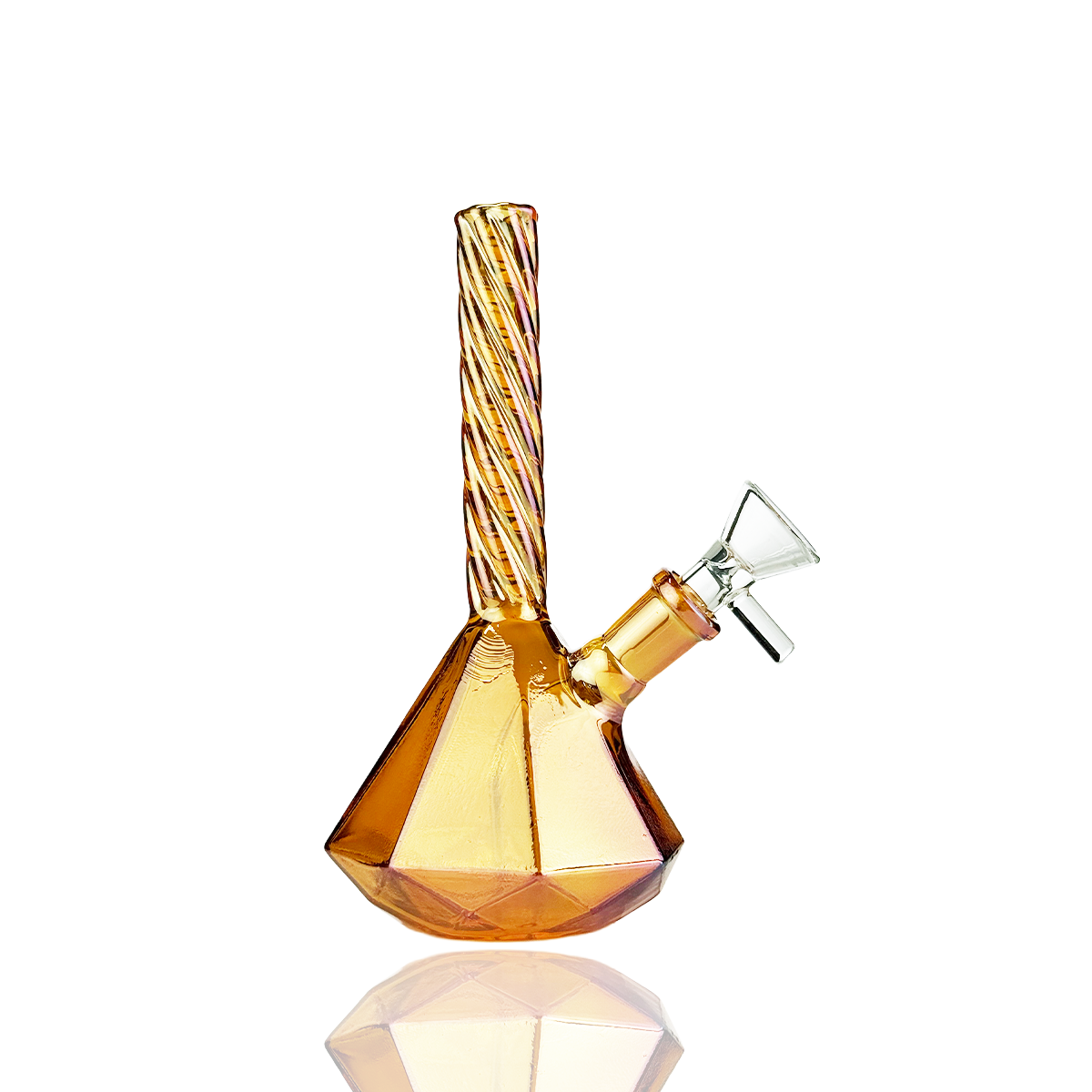 Premium Electro-Plated 6-Inch Diamond Base Water Pipe