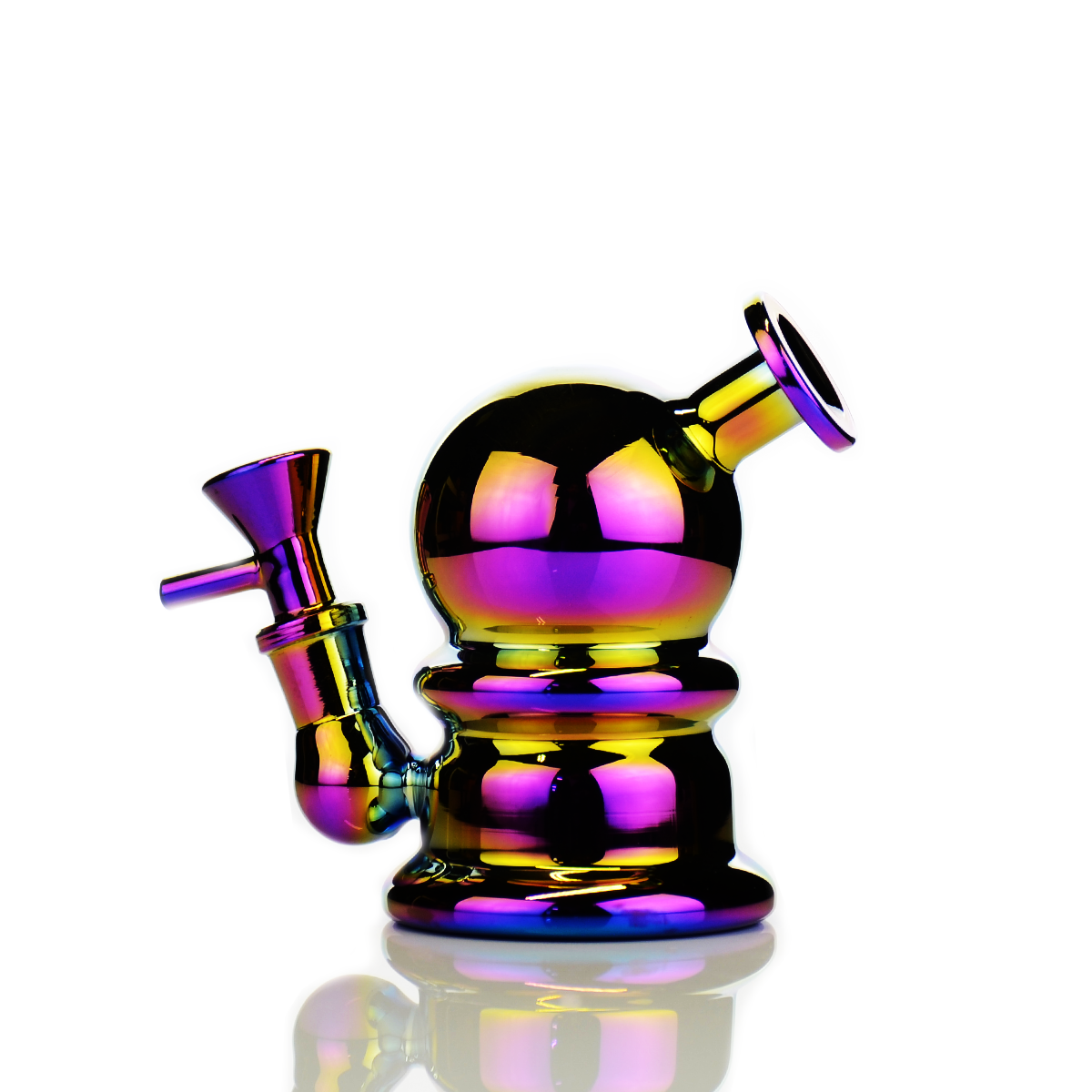 5-inch Electroplated Water Pipe with 14mm Bowl
