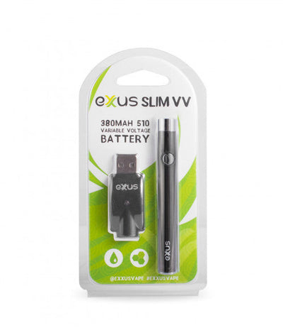 Exxus Slim VV Vape Battery - Rainbow Edition