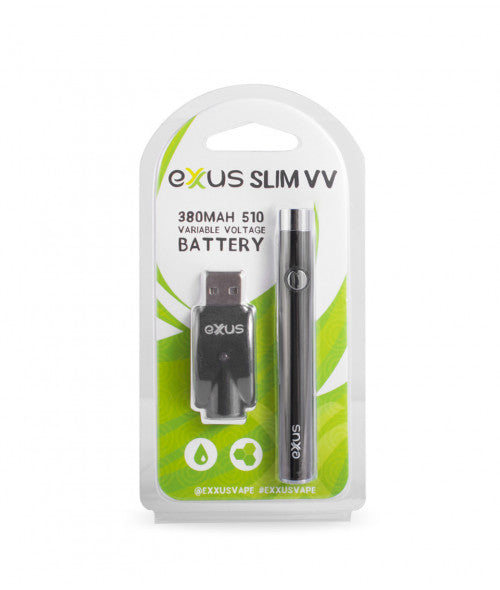Exxus Slim VV Vape Battery - Rainbow Edition